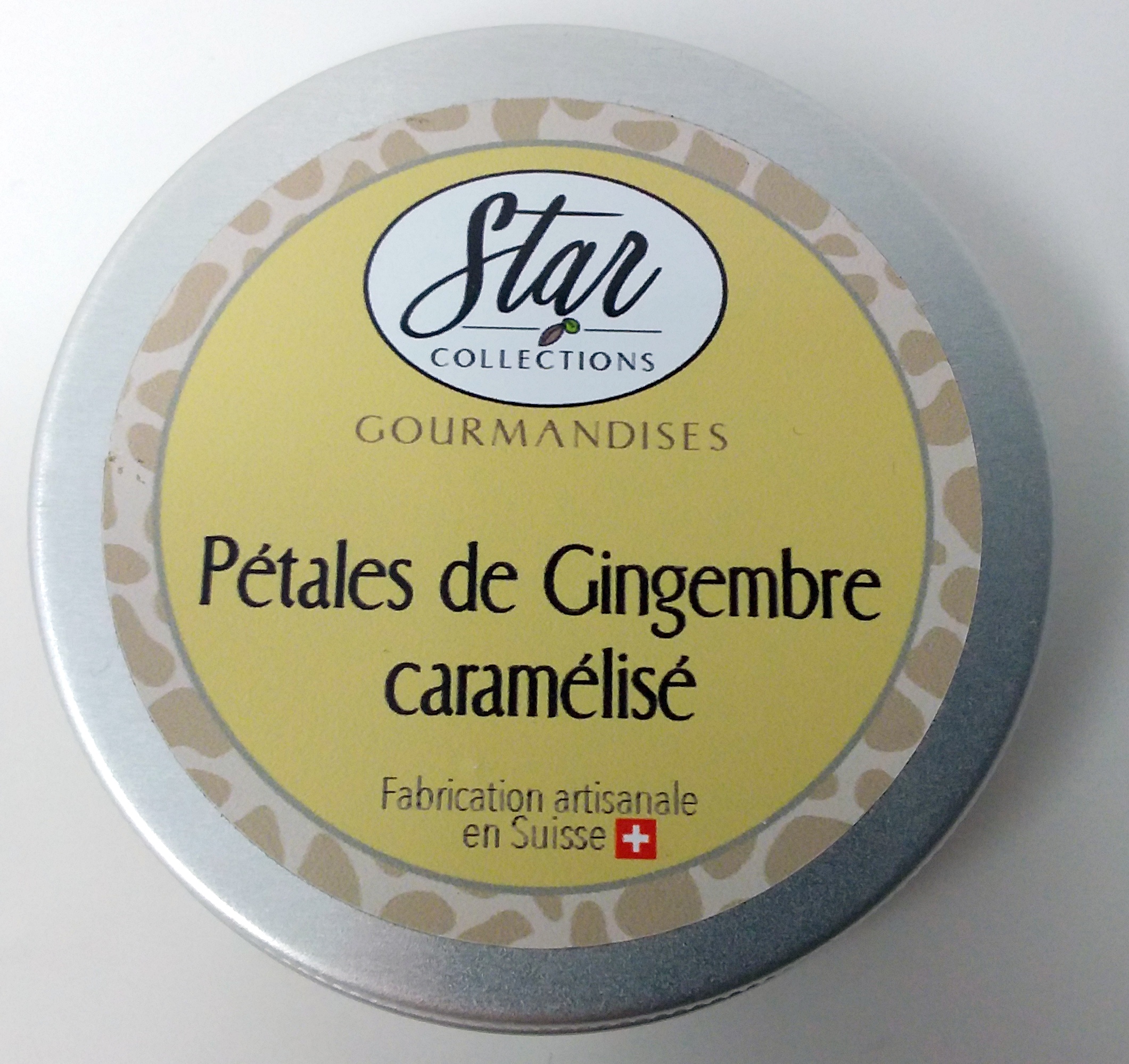 Pétales de gingembre caramélis