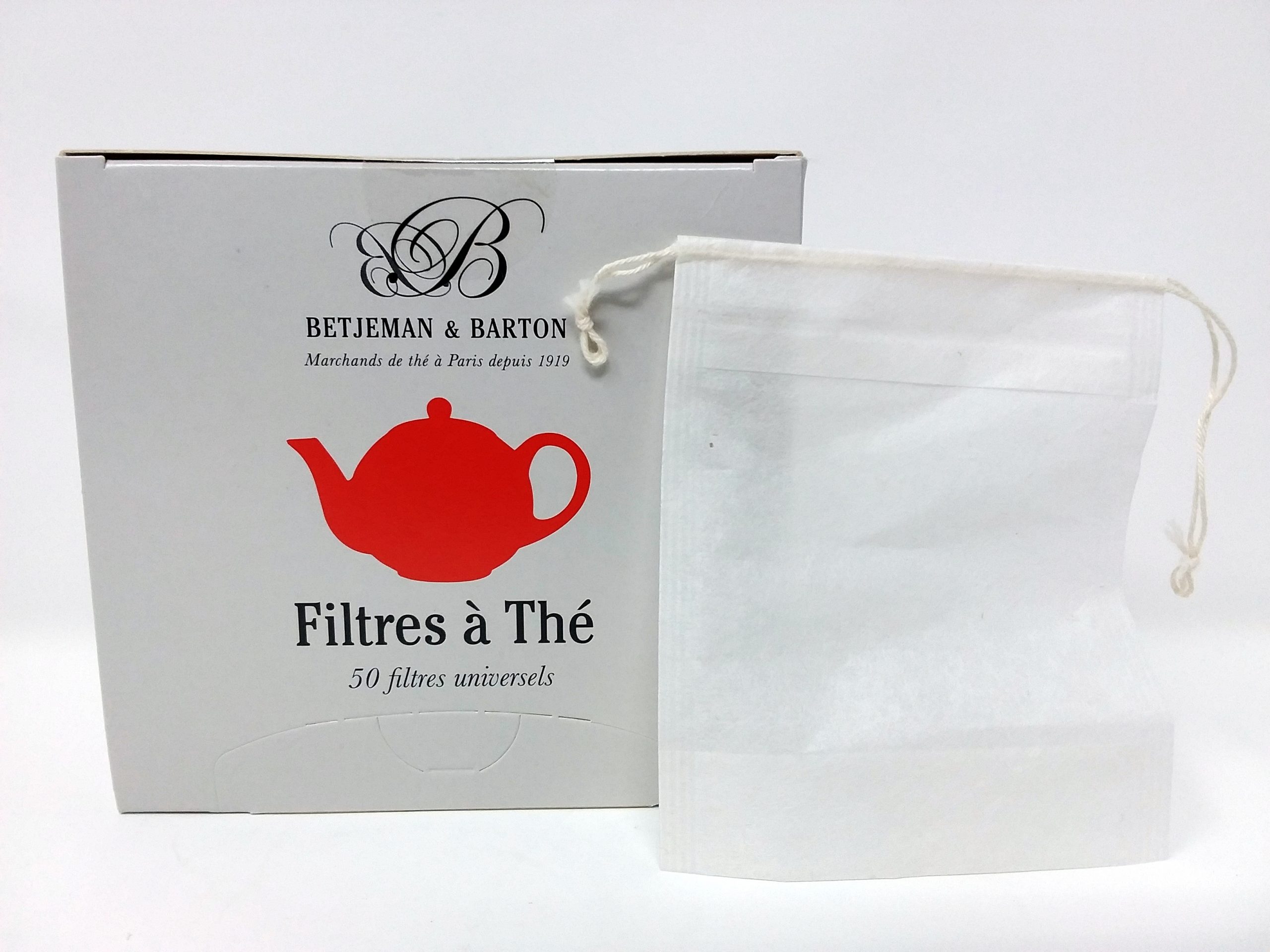 Filtres à thé en papier avec c