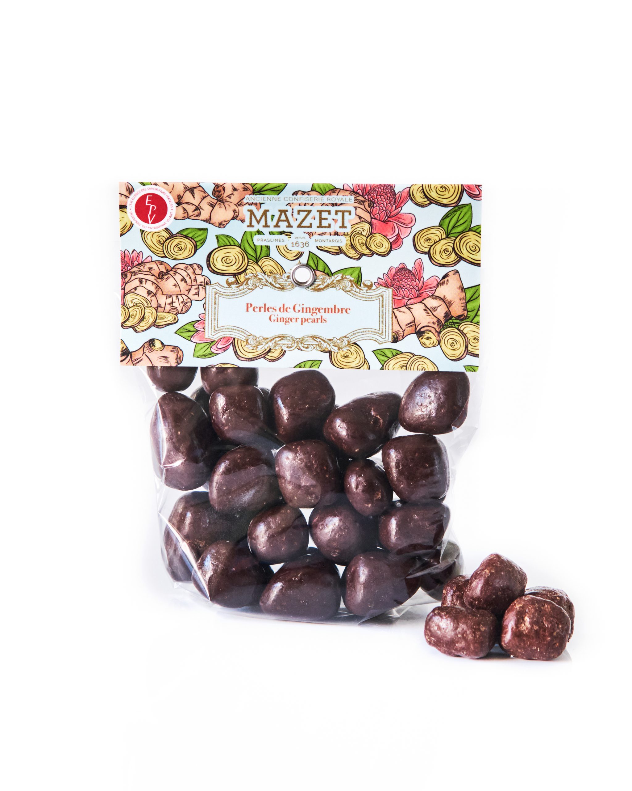 Perles de gingembre confit cho