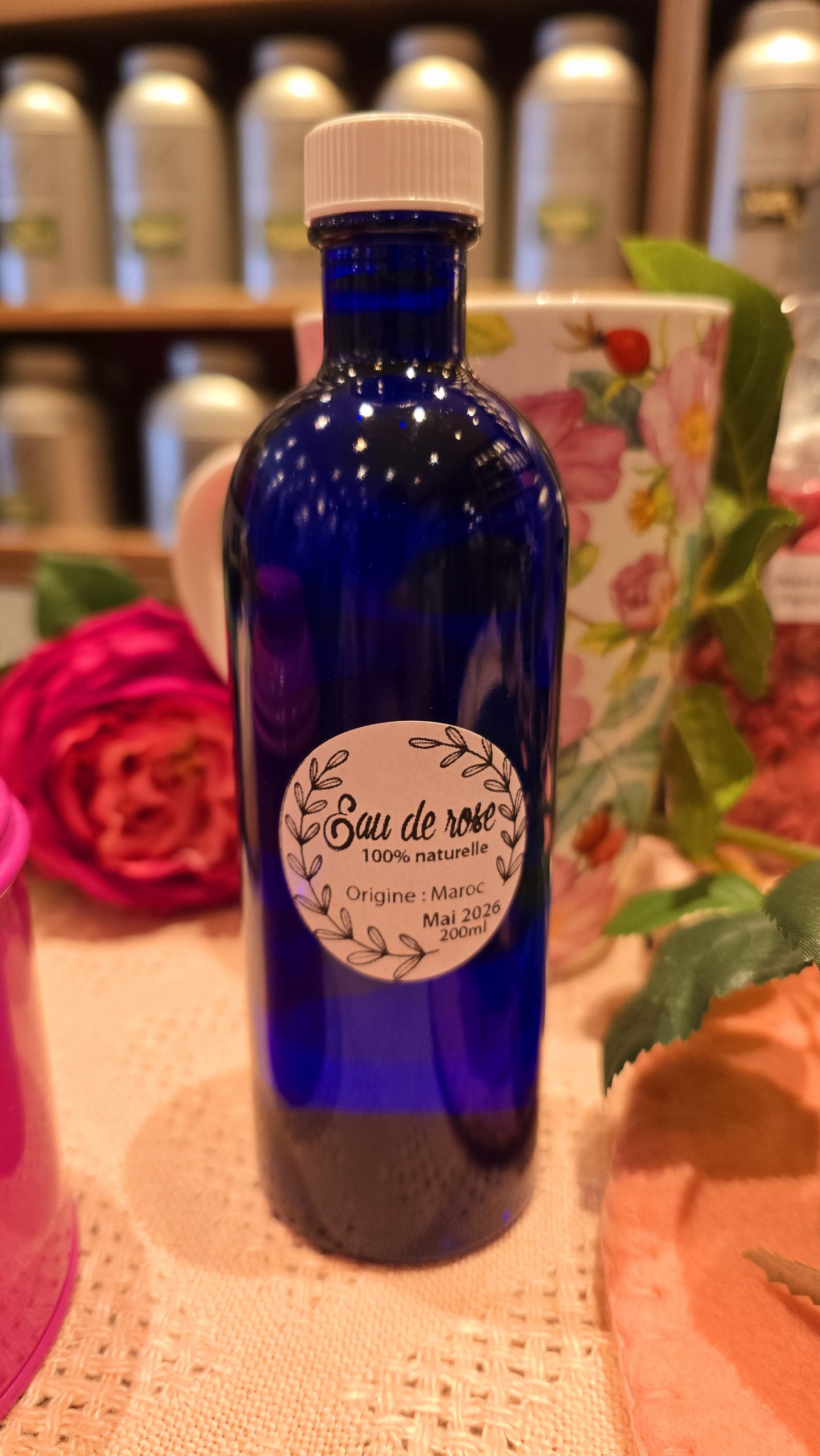 Eau florale de Rose, 100% natu