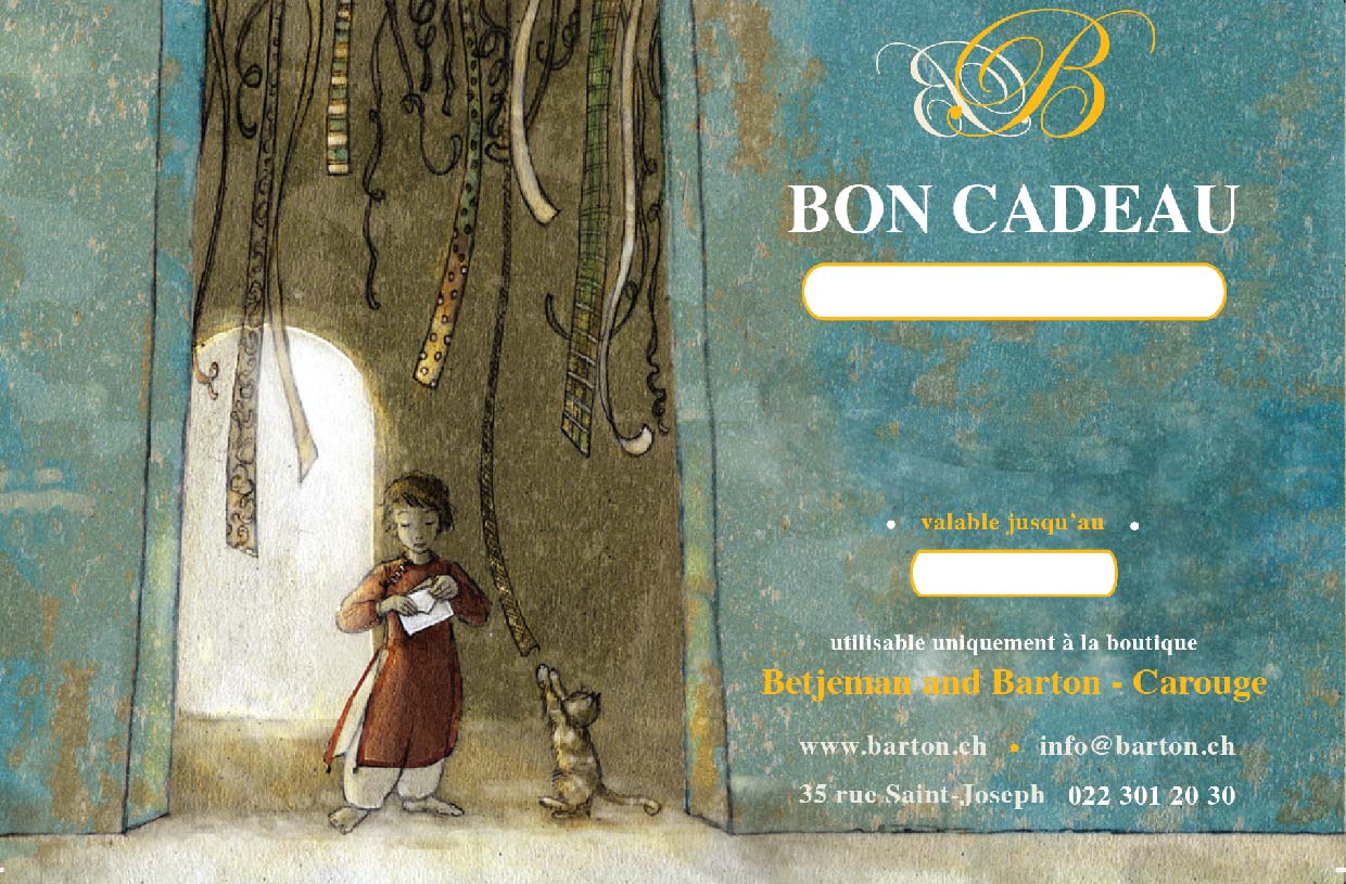 Bon cadeau à utiliser dans not