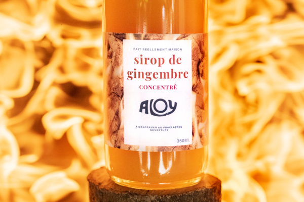 Sirop de Gingembre, marque Aloy