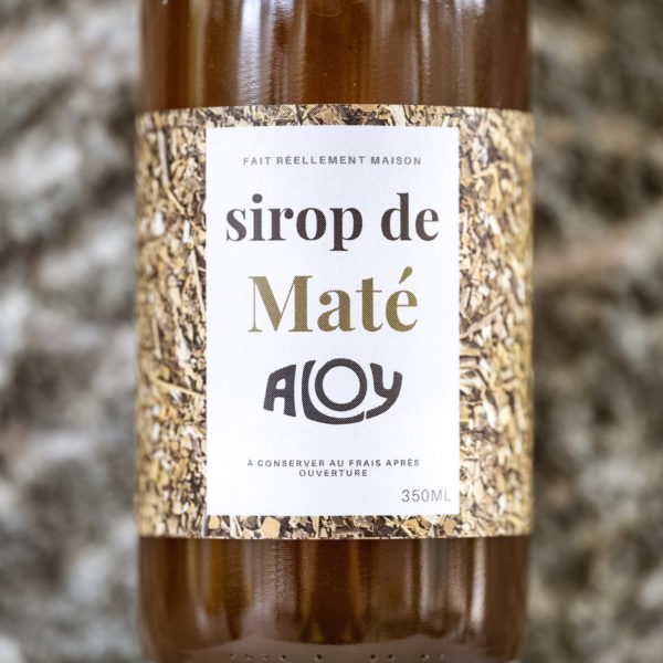 Sirop de Maté, marque Aloy