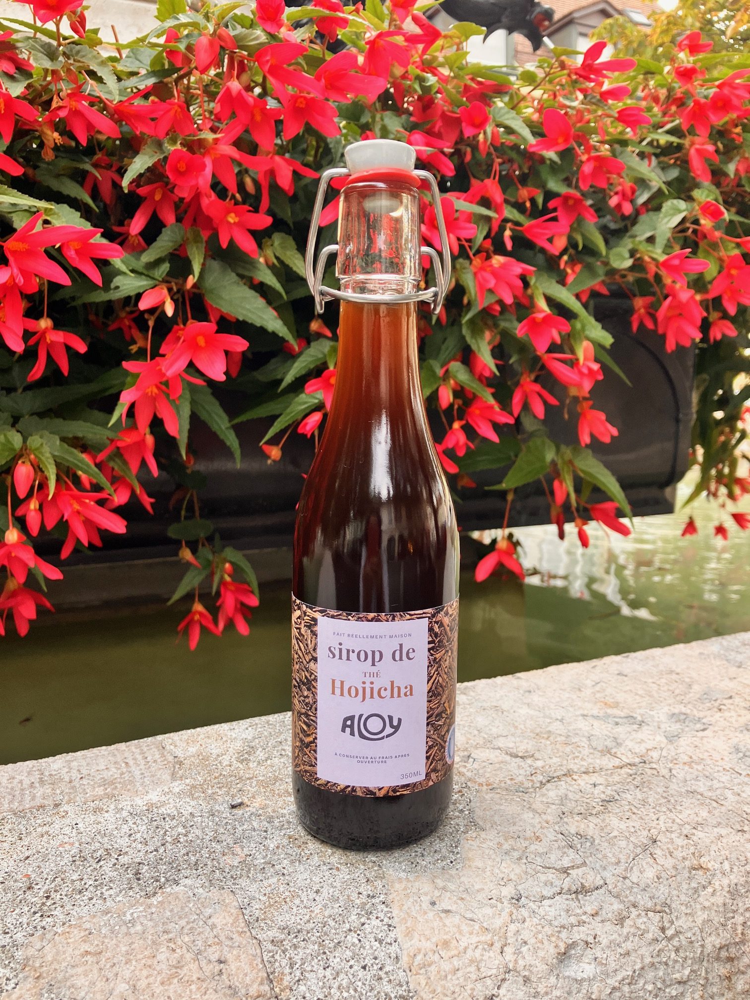 Sirop Thé Hojicha, marque Aloy