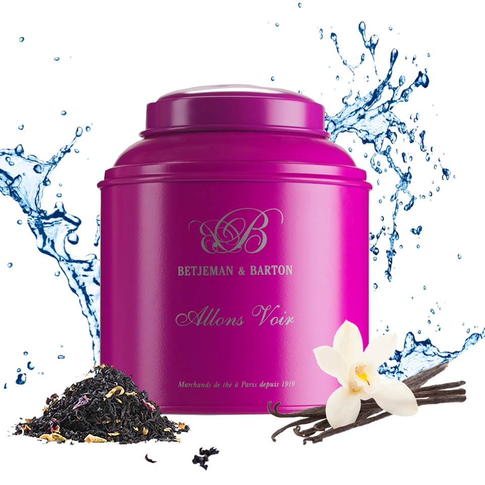 Thé noir Eden Rose en boite de