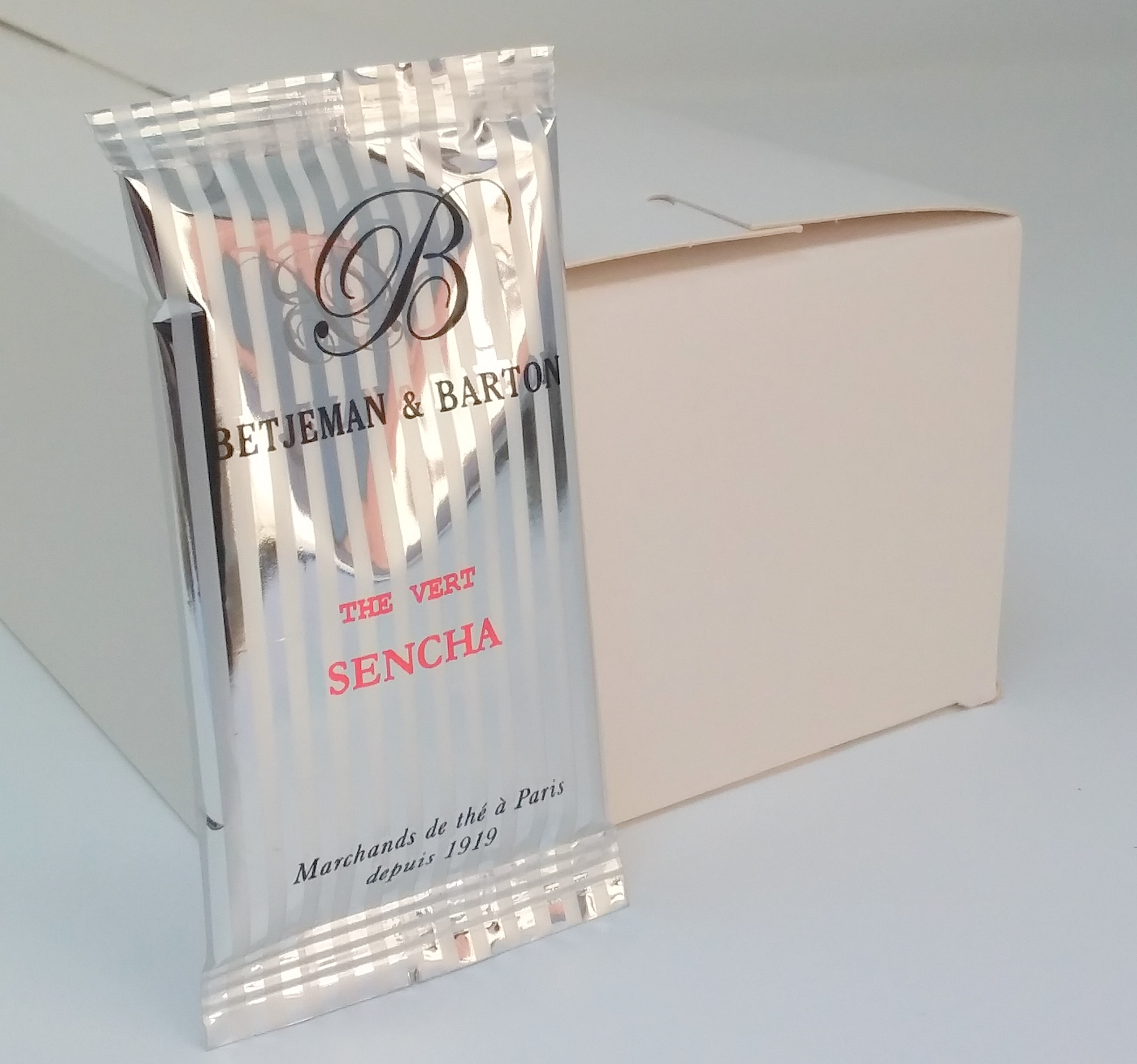 Thé vert Sencha en boite de 48