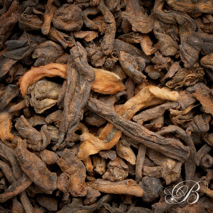 Thé rouge-noir Chine Pu-ehr Yu